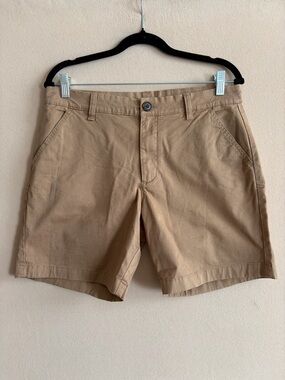 Chubbies The Staples Chino Stretch Shorts Dark Khaki inseam 7” size 32 Golf